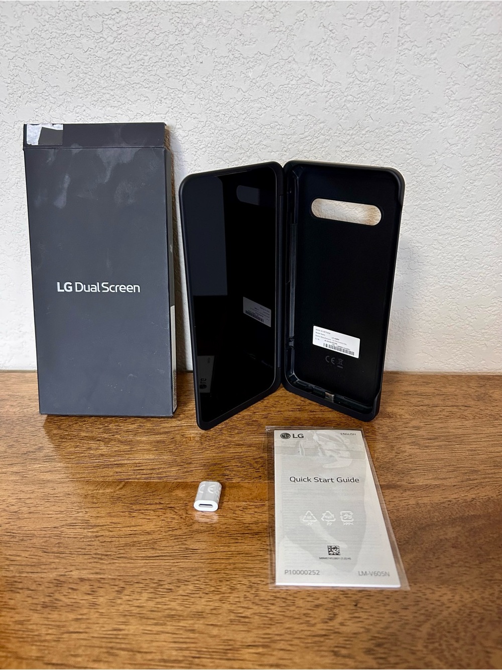 *Open box* LG Dual Screen Case for LG V60 ThinQ 5G Phone - Black WITH MAGNETIC D